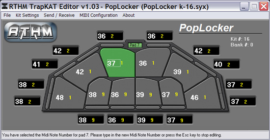 TrapKAT Editor Screenshot